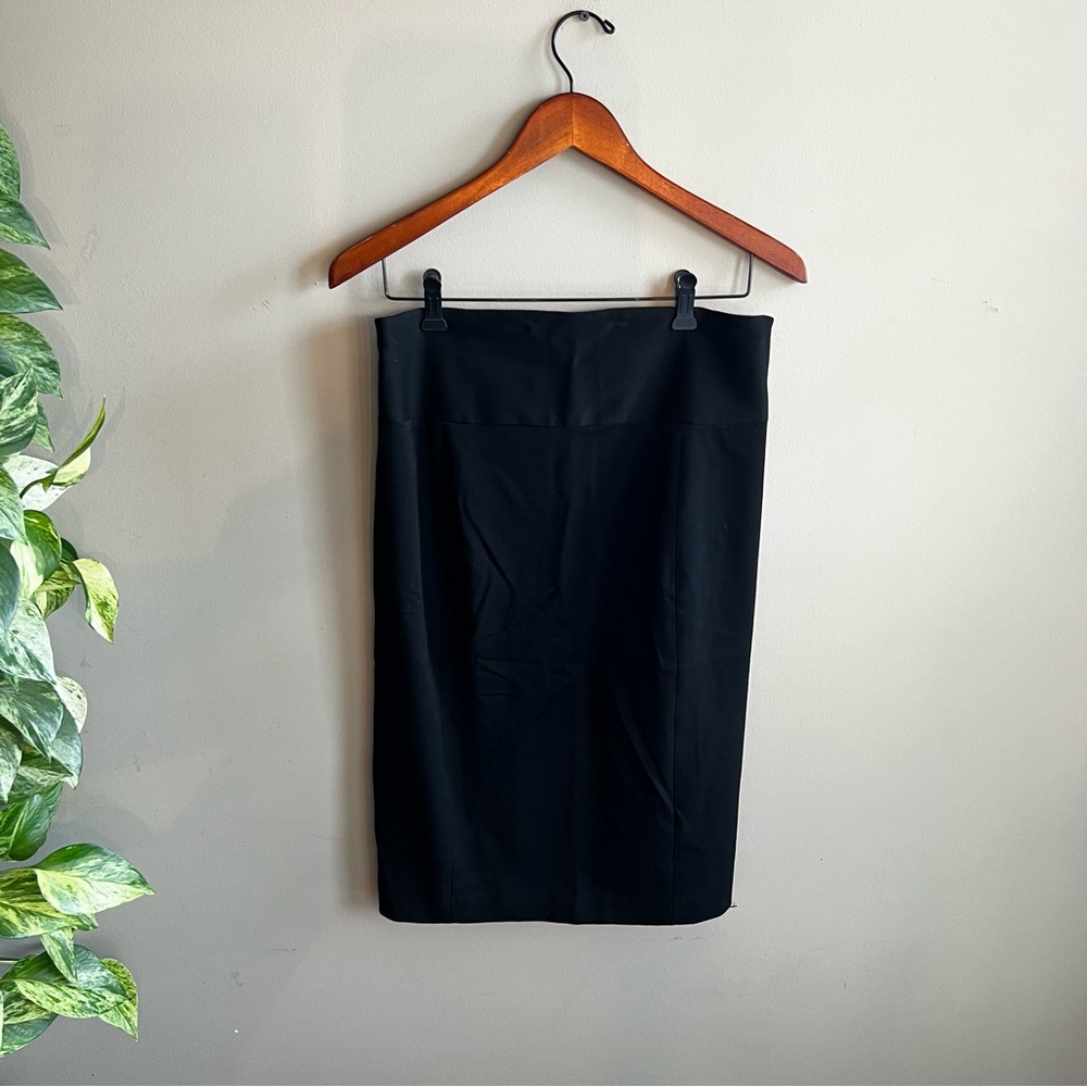 Express Black Pencil Skirt mid length size 10
